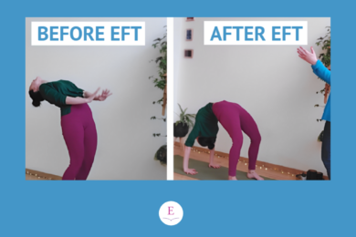 EFT for fear of doing a Backbend from Standing with EFT Tapping - Eleni Vardaki coaching