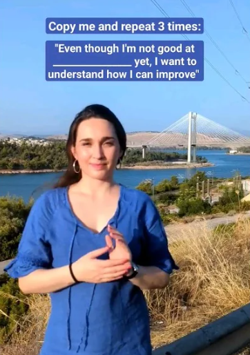 Growth Mindset training exercise to motivate yourself with Eleni Vardaki