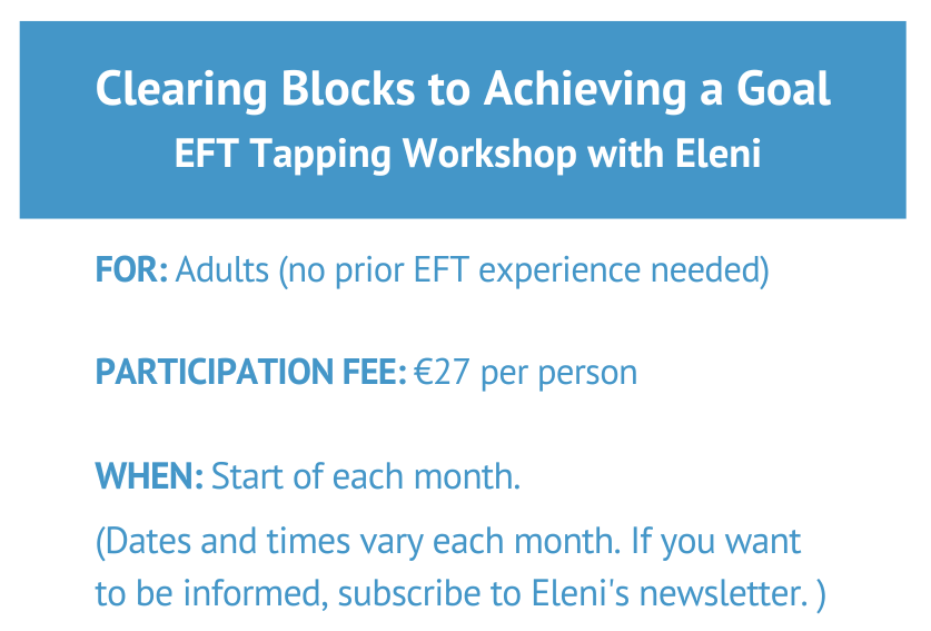 EFT Practitioner services - EFT coaching for adults