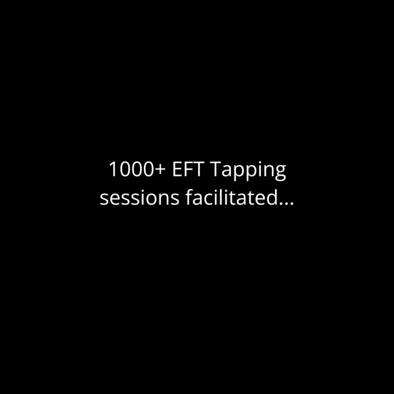 EFT tapping therapy sessions with an EFT Practitioner